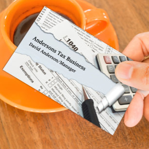 Modèle de carte de visite pour comptable