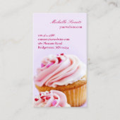 Modèle de carte de visite pour Cupcakes de boulang (Devant)