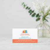 Modèle de carte de visite pour entreprise de garde (Debout devant)