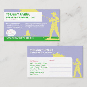 Modèle de carte de visite pour entreprise de netto