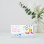 Modèle de carte de visite pour entreprise de Spa N (Debout devant)