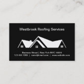 Modèle de carte de visite pour entreprise de toitu (Devant)