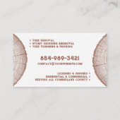 Modèle de carte de visite pour entreprise d'entret (Dos)