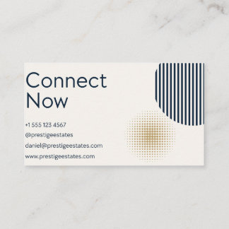 Modèle de carte de visite pour entreprise immobili