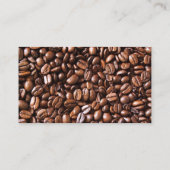 Modèle de carte de visite pour grains de café (Dos)