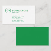 Modèle de carte de visite pour le logo croix et so (Devant / Derrière)