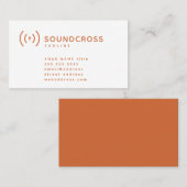 Modèle de carte de visite pour le logo croix et so (Devant / Derrière)
