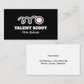 Modèle de carte de visite pour le scoutisme de bas (Devant / Derrière)