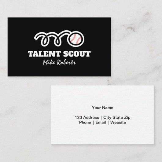 Modèle de carte de visite pour le scoutisme de bas (Devant / Derrière)