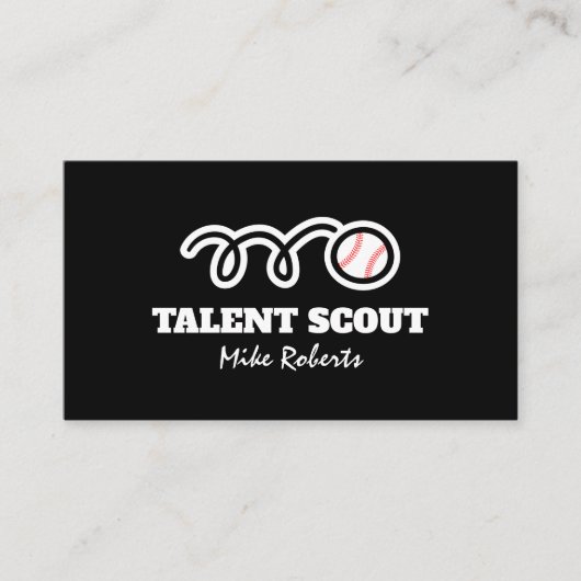 Modèle de carte de visite pour le scoutisme de bas (Devant)