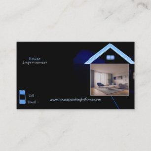 Modèle de carte de visite pour les peintres/entrep