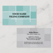 Modèle de carte de visite pour les traceurs (Devant / Derrière)