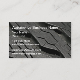 Modèle de carte de visite pour l'industrie automob