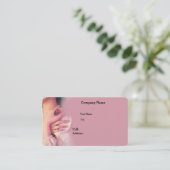 Modèle de carte de visite pour ONGLES (Debout devant)