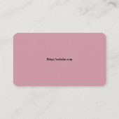 Modèle de carte de visite pour ONGLES (Dos)