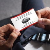 Modèle de carte de visite pour réparation automobi