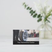 Modèle de carte de visite pour services automobile (Debout devant)