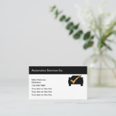 Modèle de carte de visite pour services automobile (Debout devant)