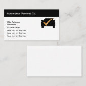 Modèle de carte de visite pour services automobile (Devant / Derrière)