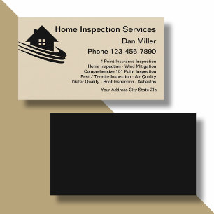Modèle de carte de visite pour services d'inspecti