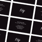 Modèle de carte de visite professionnelle avec log