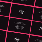 Modèle de carte de visite professionnelle avec log