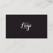 Modèle de carte de visite professionnelle avec log (Devant)