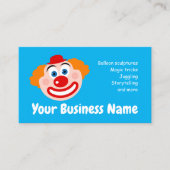 Modèle de carte de visite professionnelle clown ac (Devant)