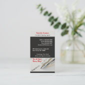 Modèle de carte de visite professionnelle de notai (Debout devant)