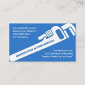 Modèle de carte de visite professionnelle de plomb (Dos)
