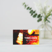 Modèle de carte de visite professionnelle de Tenni (Debout devant)