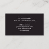 Modèle de carte de visite professionnelle Hello pe (Dos)