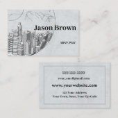 Modèle de carte de visite professionnelle Linge de (Devant / Derrière)