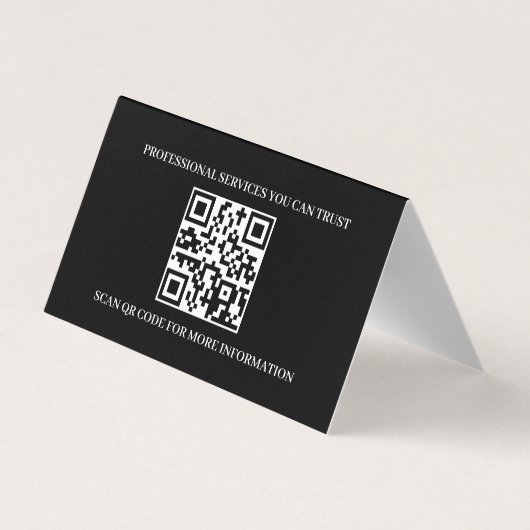 Modèle de carte de visite professionnelle | Modern (Dos)