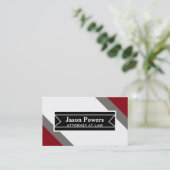 modèle de carte de visite professionnelle moderne  (Debout devant)