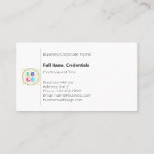 Modèle de carte de visite professionnelle simple (Devant)