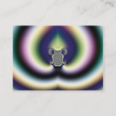Modèle de carte de visite Psychedelic Heart (Dos)