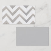 modèle de carte de visite rayures de chevron peint (Devant / Derrière)
