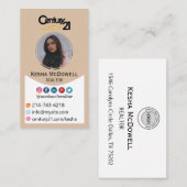 Modèle de carte de visite Real Estate Realer (Devant / Derrière)