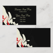 Modèle de carte de visite ** remous 1 de Péruviens (Devant / Derrière)