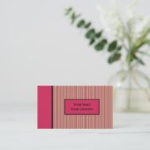 Modèle de carte de visite rétrospectivement conçue (Debout devant)