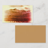 Modèle de carte de visite Rocky Mountain (Devant / Derrière)