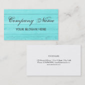 Modèle de carte de visite rustique (Devant / Derrière)