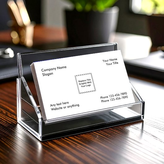 Modèle de carte de visite simple