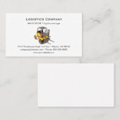 Modèle de carte de visite simple de la société log (Devant / Derrière)