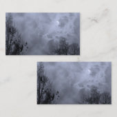 Modèle de carte de visite Sky Blue Mist (Devant / Derrière)