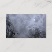 Modèle de carte de visite Sky Blue Mist (Dos)