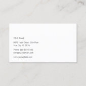 Modèle de carte de visite stéthoscope et coeur (Dos)