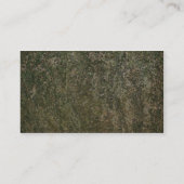 Modèle de carte de visite Stone (Dos)