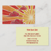 Modèle de carte de visite Sunset retour (Devant / Derrière)